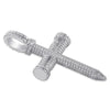 Three Nail Cross Necklace