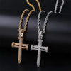 Three Nail Cross Necklace