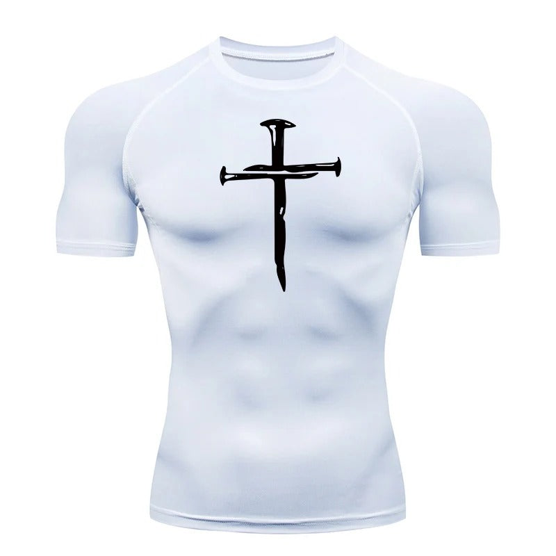 Men's Three Nails Cross Compression Shirt