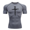 Men's Three Nails Cross Compression Shirt