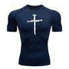 Men's Three Nails Cross Compression Shirt