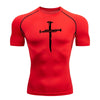 Men's Three Nails Cross Compression Shirt