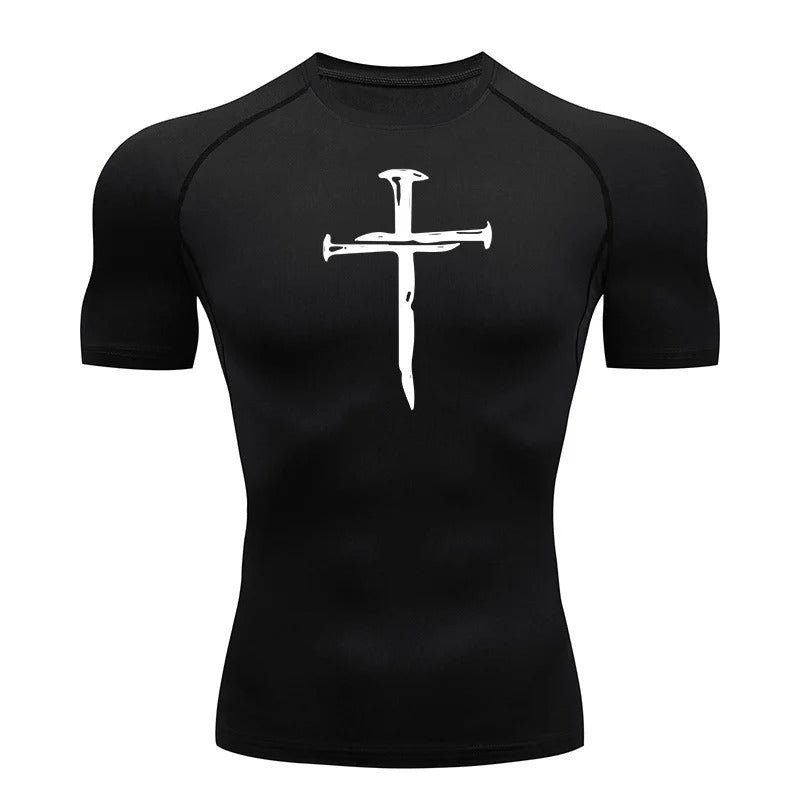 Men's Three Nails Cross Compression Shirt