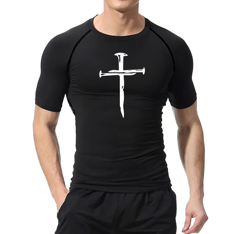 Men's Three Nails Cross Compression Shirt